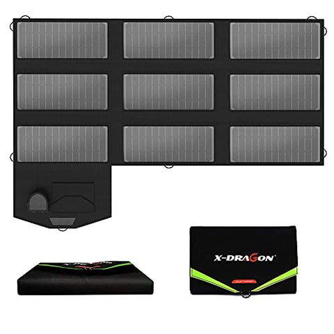 Placa Solar X-DRAGON 70W (USB 5V Avec SolarIQ 18V DC Port Parallèle)