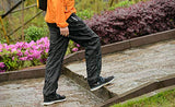 Naturehike Acampar al Aire Libre Senderismo Doble Cremallera Pantalones de Lluvia Pantalones de Ciclismo de Nylon Impermeable Pantalones de Pesca Más el tamaño NH17C003-K