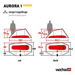 Wechsel Tents Aurora 1 - Travel Line - Tienda Túnel para 1 Persona, Columna de Agua de 5.000mm