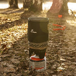 Fire-Maple Fixed Star 1 Sistema de Cocina Hornillos Camping Portátiles de Acampada al Aire Libre Mini Estufa de Camping Gas Portatil con Piezoeléctrico para Acampar Picnic Mochilero Negro