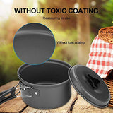 Qiterr 【𝐏𝐚𝐬𝐜𝐮𝐚】 BBQ Outdoor Camping Set para Utensilios de Cocina BBQ Set Camping BBQ Camping para 2-3 Personas