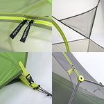 Naturehike Star-River Tienda de Campaña Ultraligera de Doble Capa para 2 Personas Mochilero Tienda de Campaña de Senderismo Impermeable (20D Verde)