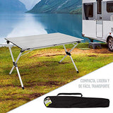 Aktive - Mesa plegable aluminio para camping Mod. 52841