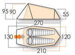 Vango Talas 200 Tienda - Túnel (2 Personas)