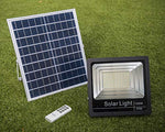 Kit de Luz Solar Exterior con Mando a Distancia 100W, Luz Neutra 4000K, Lámpara Solar 180 LEDS