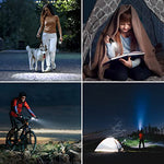 LE Linterna LED Alta Potencia L8000, Portátil Linterna Tactica con 3 Modos de Iluminación, Impermeable IP44 Zoomble Linterna de Mano para Ciclismo, Camping, Senderismo etc. 3 AAA Pilas Incluidas