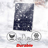 Placa Solar 100W Polykristallin 12V Módulo solar con Controlador para casas jardines caravanas bombas