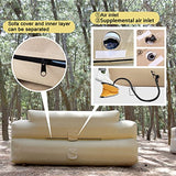 AIR DEGREE Sofá hinchable para exterior, impermeable, con bomba de pie.