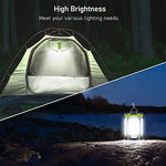 Lámpara Camping, Blukar Linterna de Camping Led Recargable - 7 Modos Lluminación 60 LED Super Brillante Lampara Camping Más de 10 Horas de Duración de La Batería para Camping, Emergencia, Pesca, etc.