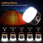 Flintronic Lámpara Camping Solar, Linterna de Cámping Recargable 1000 Lumen, 5 Modos Luz de Emergencia, Impermeable Faroles de Acampada para Senderismo, Camping, Pesca, Caza