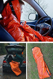 HONYAO Saco de Dormir Emergencia, Mantas Termica de Aluminio, Supervivencia Bivy para Vivac, Cámping, Excursionismo, Trekking