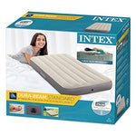 Intex - Colchón Hinchable Dura-Beam Standard Deluxe Single-High - 99 x 191 x 25 cm (64101), única, inflable, pvc (93%), abs (1%), polyester (3%), rayon (3%)