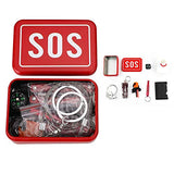 Gearmax® Kits de Supervivencia SOS Emergency Box Autoayuda al Aire Libre Deporte Camping Senderismo Herramientas Kits de Supervivencia Survival Set para Viajes