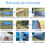 Camping Tents, Outdoor Multi-Person Team Tunnel Tent,Tents Suitable for Outdoor Leisure, Team Development, Outdoor Camping, Family Spring Trips, Outdoor Fishing