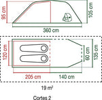 Coleman Cortes - Tienda Túnel (2 Personas)