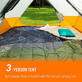 Forceatt Tienda de Campaña, Tienda Campaña 3 Personas, Carpa Ultraligera 3-4 Temporadas, Resistente al Agua y al Viento Fácil de Instalar, Adecuada para Viajes, Camping, Senderismo