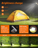 Eventek Lámpara Camping 4000LM, 20000mAh Linterna de Camping Led Recargable, 5 Modos IPX5 Impermeable Luz Camping Más de 144 Horas de Duración de La Batería para Camping, Emergencia, Senderismo, Pesca