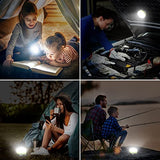 Blukar Lámpara Camping, Linterna Camping Portátil , Linterna de Camping LED con 3 Modos de lluminación y Super Imán para Camping, Senderismo, Pesca (con 3 Pilas AA)