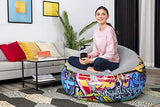 BESTWAY 75075 - Sillón Hinchable de camping niños juvenil Graffiti