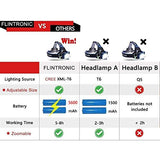 Flintronic - LED Linterna Frontal 6000K 800LM