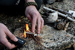 The Friendly Swede - Juego de 3 Bloques de pedernal Magnesio Firesteel Flint Firestarter Firestarter Survival Gear