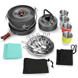 Odoland - Kit de Cocina para camping, 22 piezas