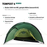 Wechsel Tents Tienda túnel Tempest 4 ZG - 4 Personas, Alta Resistencia al Viento y a la Lluvia, Interior Grande (3 Estaciones)