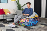 BESTWAY 75075 - Sillón Hinchable de camping niños juvenil Graffiti