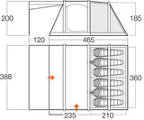 Vango Air 600 SC - Tienda Hinchable (6 personas)