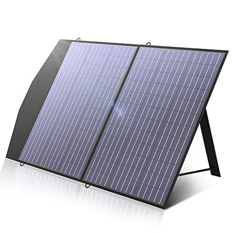 Placa Solar portátil de 100v, ALLPOWERS para computadoras portátiles, cargador solar de celda solar plegable para camping al aire libre para generador solar/estación de energía