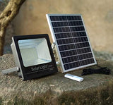 Kit de Luz Solar Exterior con Mando a Distancia 100W, Luz Neutra 4000K, Lámpara Solar 180 LEDS