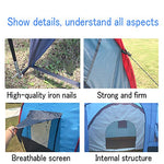 Camping Tents, Outdoor Multi-Person Team Tunnel Tent,Tents Suitable for Outdoor Leisure, Team Development, Outdoor Camping, Family Spring Trips, Outdoor Fishing