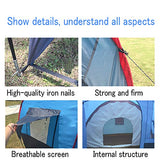 Camping Tents, Outdoor Multi-Person Team Tunnel Tent,Tents Suitable for Outdoor Leisure, Team Development, Outdoor Camping, Family Spring Trips, Outdoor Fishing