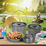 Odoland - Kit de cocina camping, Trekking, Picnic, 39 piezas