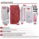 Naturehike Cloud-up 1 Tienda de Campaña Ultraligera para 1 Persona - Tienda Impermeable de Doble Capa para Trekking, 4 Estaciones(Verde)