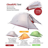 Naturehike Cloud-up 1 Tienda de Campaña Ultraligera para 1 Persona - Tienda Impermeable de Doble Capa para Trekking, 4 Estaciones(Verde)