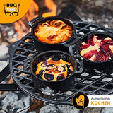 BBQ-Nerd© Mini horno holandés | Pequeña olla de hierro fundido