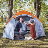 Lumaland Tienda de campaña Familiar Light Pop Up 3 Personas Camping Acampada Festival 220 x 220 x 130 cm Azul