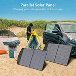 Placa Solar portátil de 100v, ALLPOWERS para computadoras portátiles, cargador solar de celda solar plegable para camping al aire libre para generador solar/estación de energía