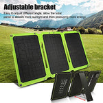 Cargador Solar Portátil de 30w, Impermeable, Power Bank Compatible con 2 Puertos USB para Dispositivos USB Recargables, Teléfonos, Cámara, Tablet etc.