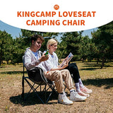 KingCamp Sofa de camping plegable con soporte para vasos